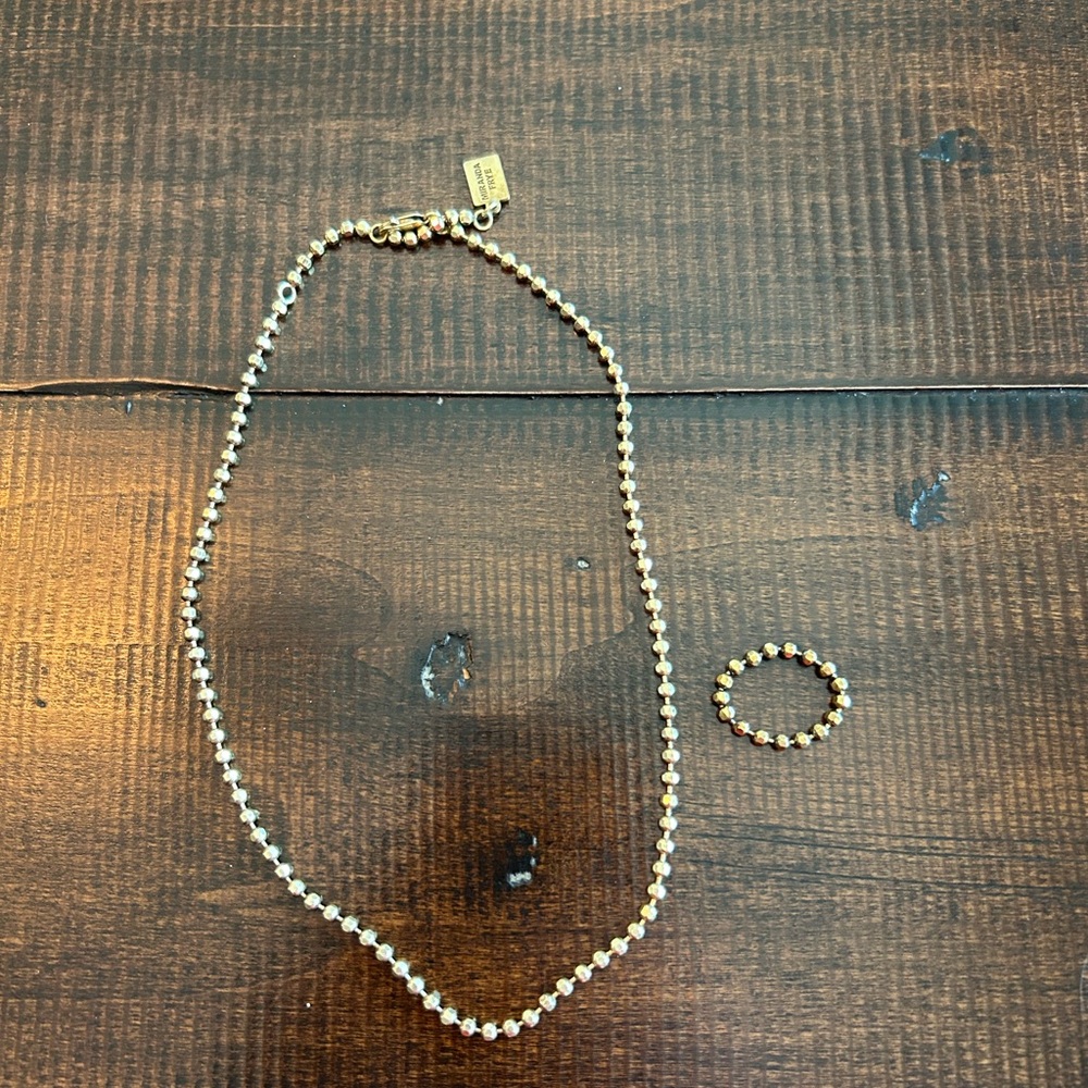 Miranda Frye London necklace and ring